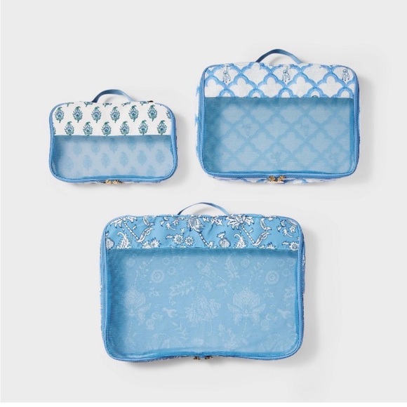 3pc Packing Cube Set Blue - Roller Rabbit x Target - Picture 2 of 3